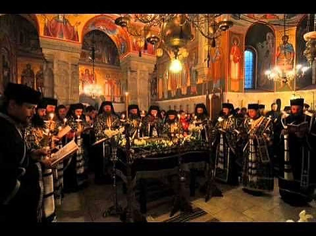 The blessing of the Paschal baskets